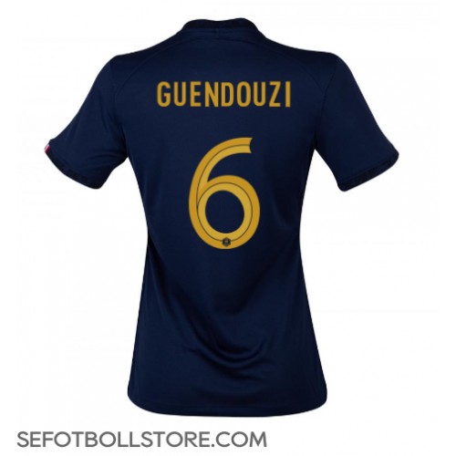 Frankrike Matteo Guendouzi #6 Replika Hemmatröja Dam VM 2022 Kortärmad